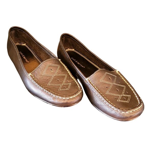 Croft & Barrow Loafer Black Casual Miriam Women Leather Slip on Driving Shoe 8 - Picture 2 of 8